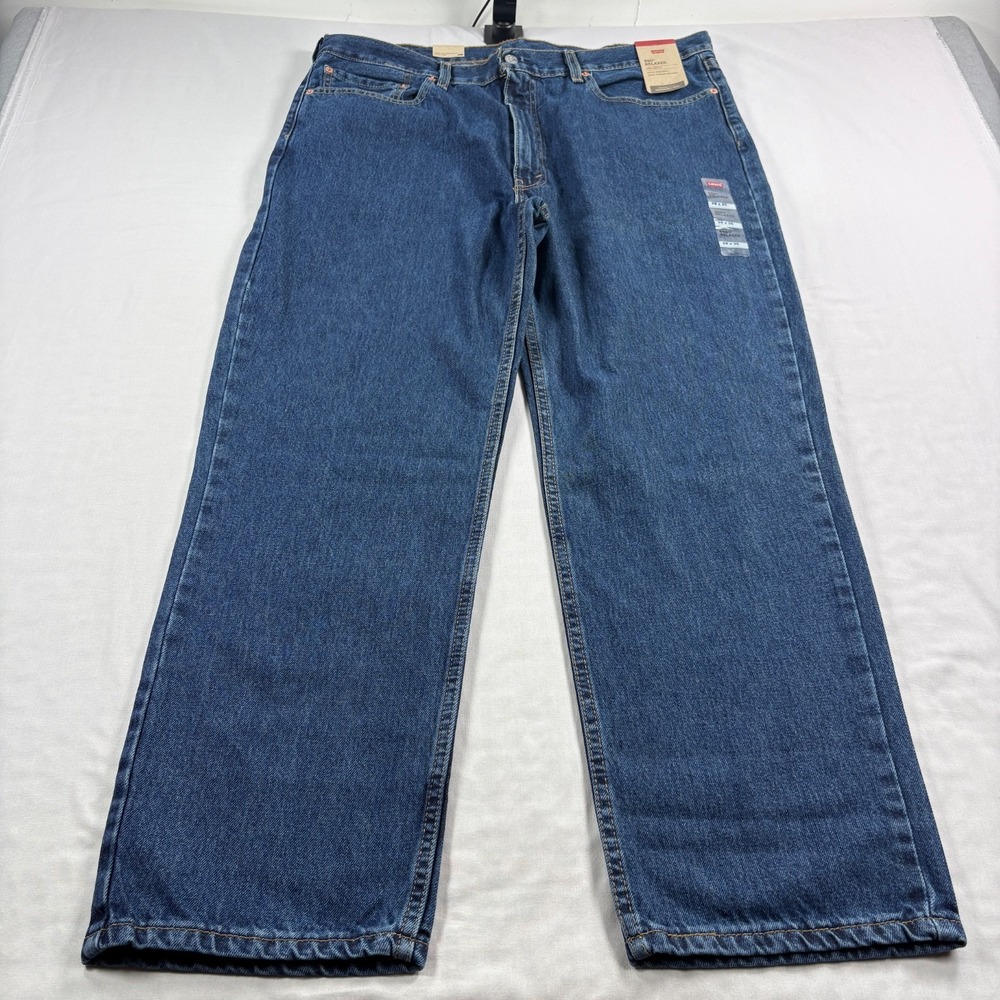 Levis 550 Jeans Mens 38x30 Blue Relaxed Straight Denim NEW
